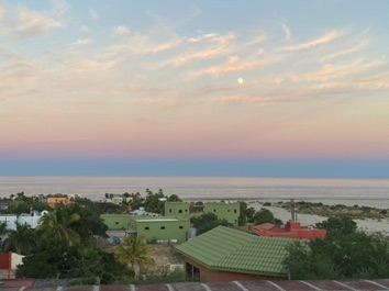 Evening view from front deck